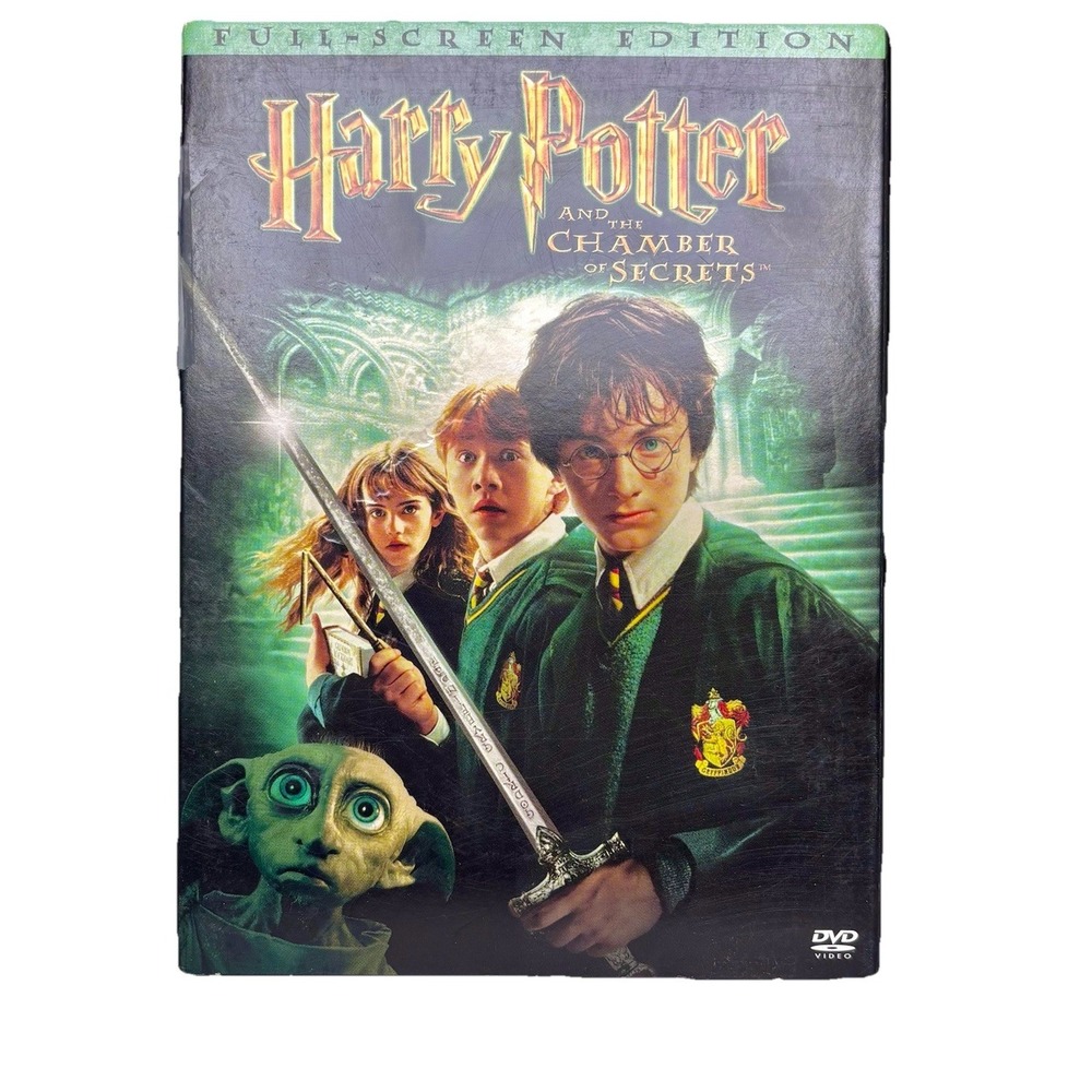 Harry Potter Chamber of Secrets DVD Full Screen W/ Insert Complete CIB